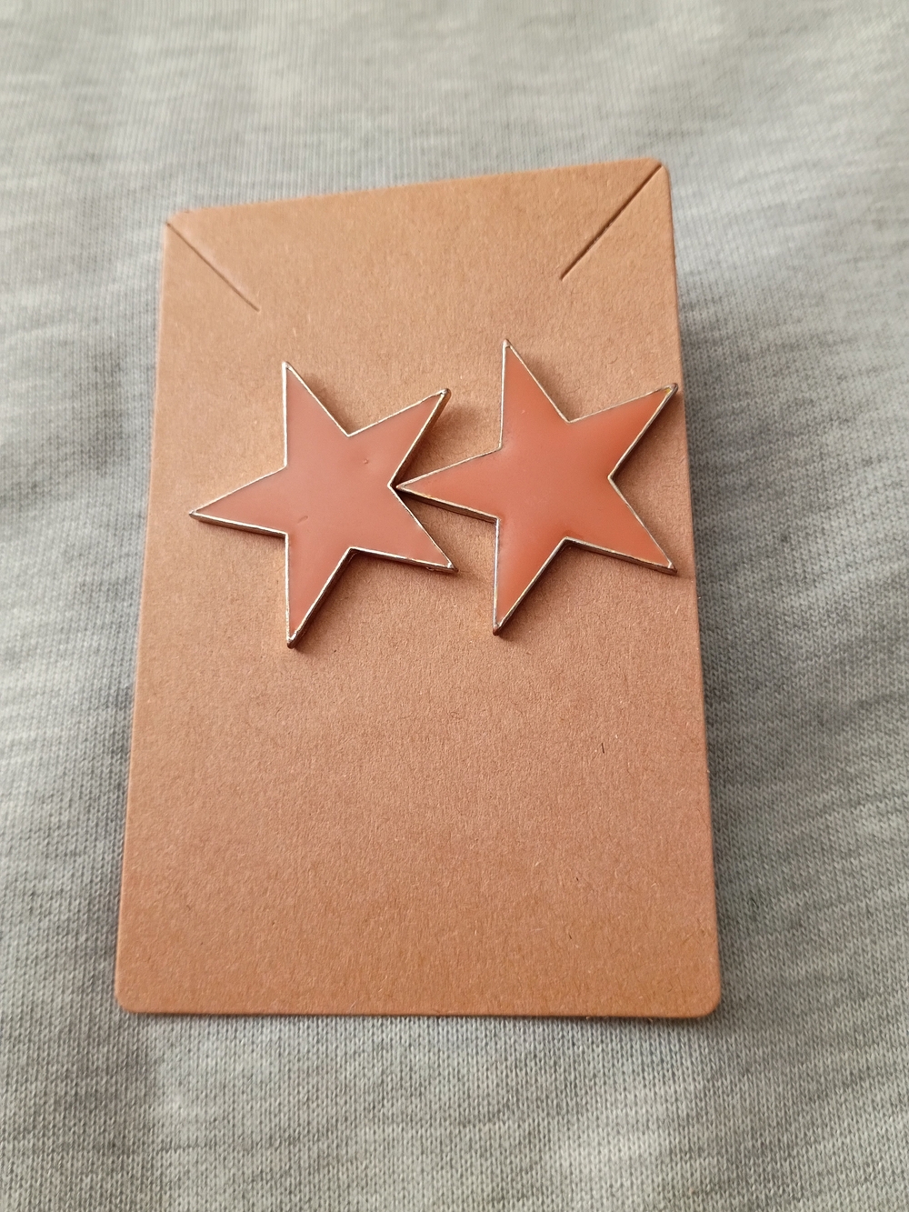 Sheila Fajl Orion Star Stud Earrings - Brushed Rose Gold Plated.